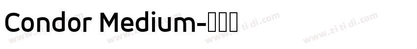 Condor Medium字体转换